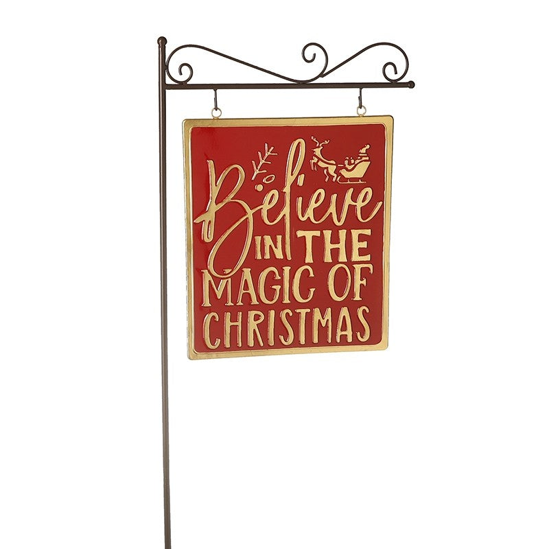Believe in the magic of Christmas sign