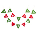 'Merry Christmas' felt bunting garland