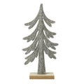 Mossy grey tall felt tree (20cmH)