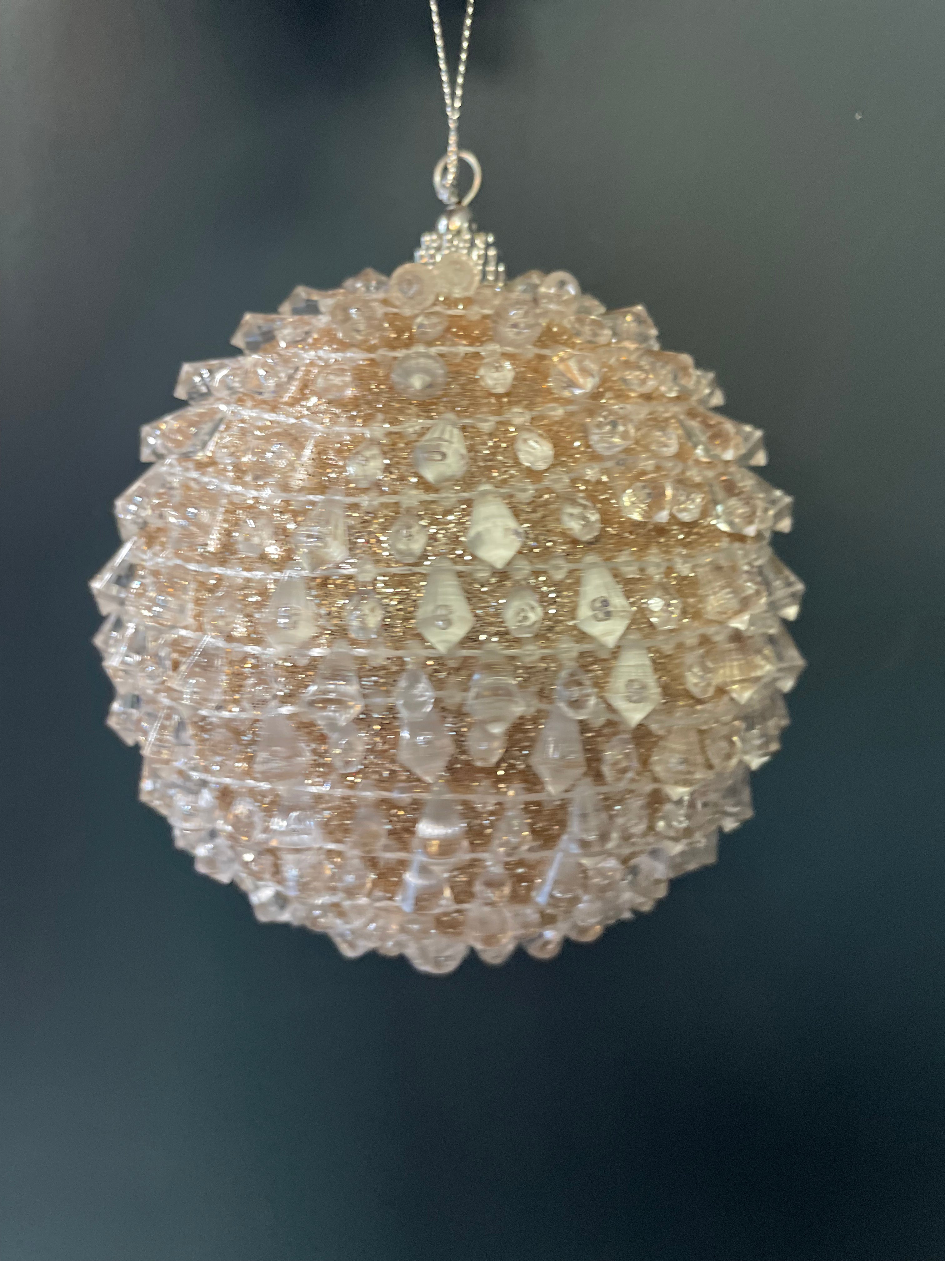 10cm beaded bauble