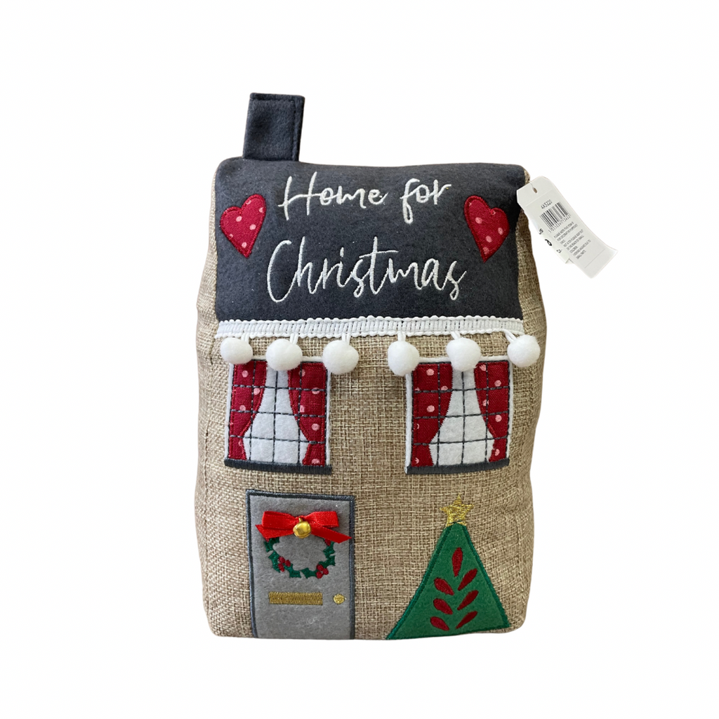 Christmas house doorstop