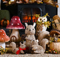 Natural handmade sitting squirrel