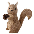 Natural handmade standing squirrel