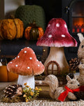 Hedgehog ornament with mushroom