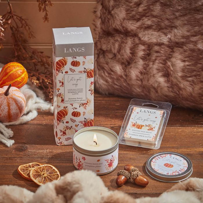 ‘Let’s get cosy’ Pumpkin Spice Latte diffuser