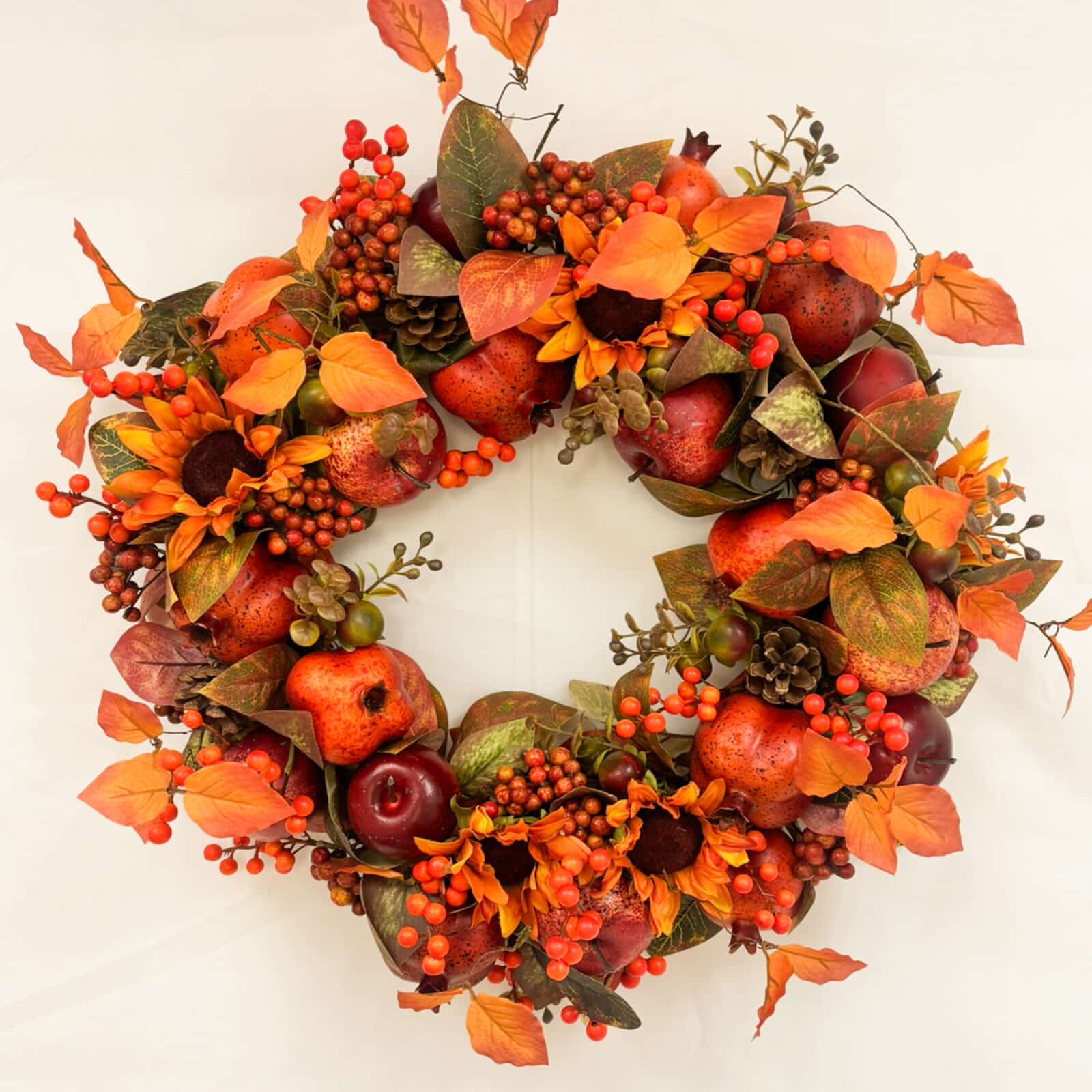 Pomegranate & berry wreath (55cm)