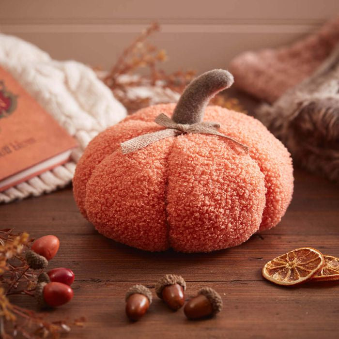 Terry fabric pumpkin ornament