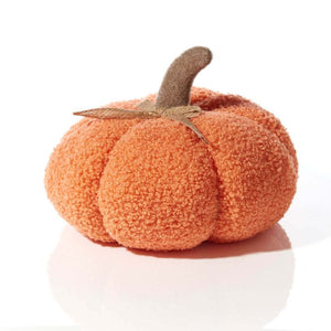 Terry fabric pumpkin ornament