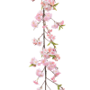 Pink cherry blossom garland