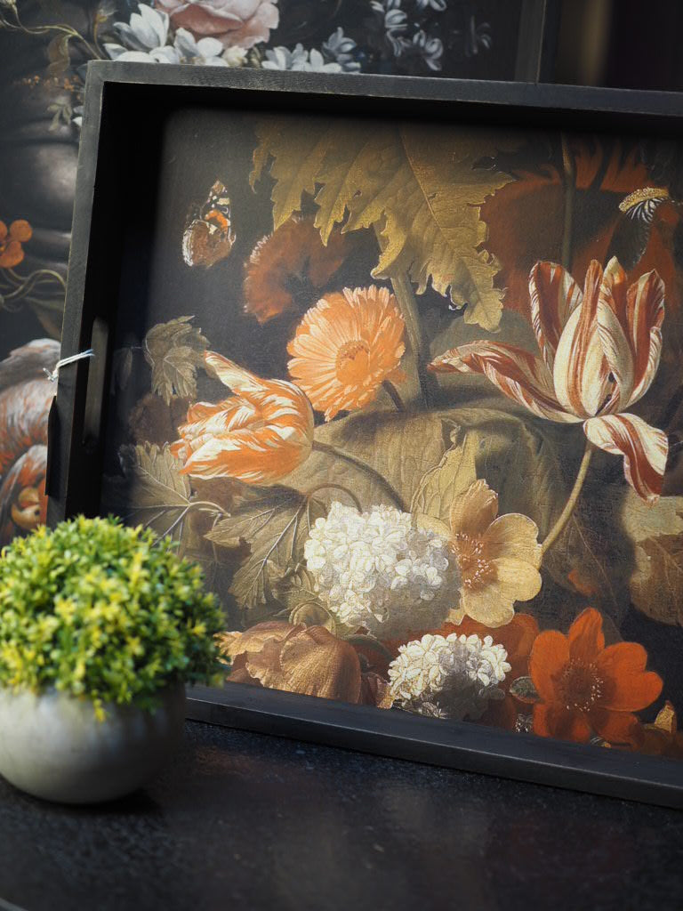 Bouquet print trays (2 sizes)