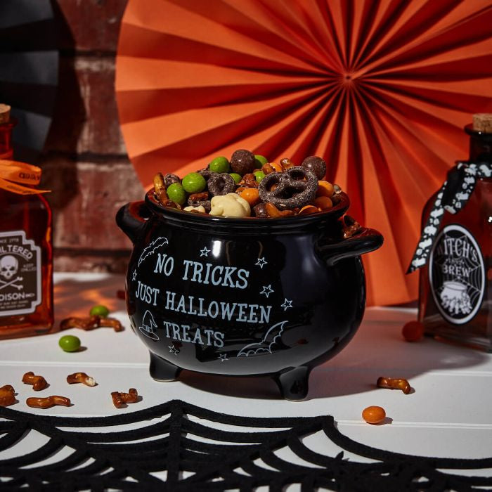 Halloween treats cauldron