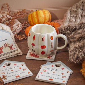 House shaped Autumn coasters (4 Styles)