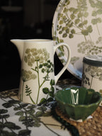 Bone china jug (Large) Spring Hedgerow