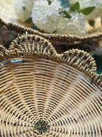 Rattan flower basin bowl basket (Medium)
