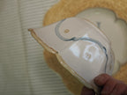 Fish fluted stoneware bowl