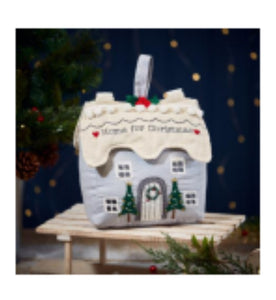 ‘Home for Christmas’ festive house doorstop