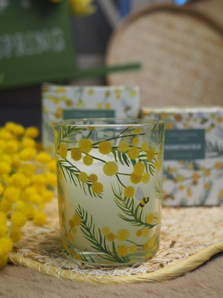 Honeysuckle scented candle (Small) - Mimosa