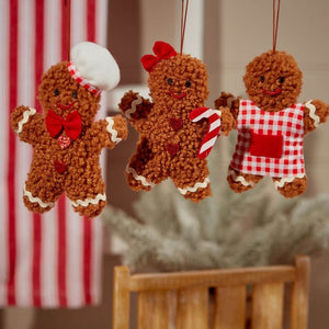 Christmas gingerbread hanging decs (3 Styles)