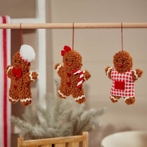 Christmas gingerbread hanging decs (3 Styles)