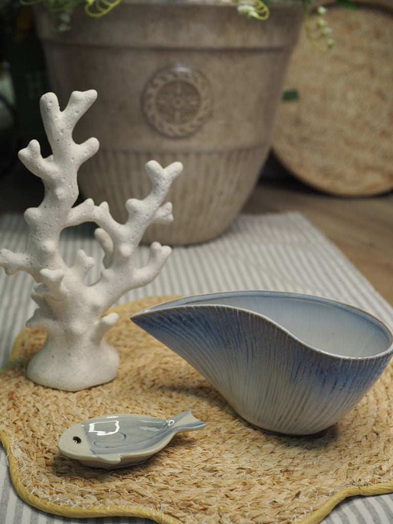 Watercolour stoneware fish mini trinket dish