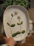 Stoneware shallow dish - Meadow