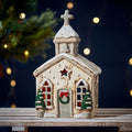 Christmas church tealight holder
