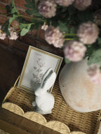 Stone effect hare ornament (Small)