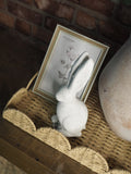 Stone effect hare ornament (Small)