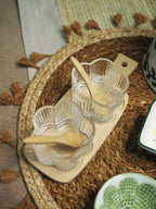 Tapas set with flower shaped cups