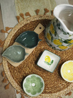 Leaf shape Tapas set