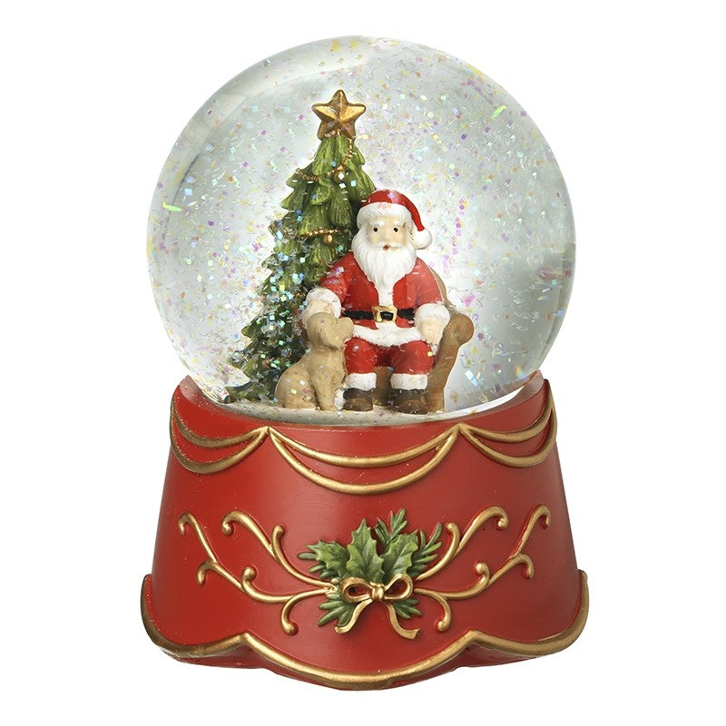 Father Christmas traditional snow globe