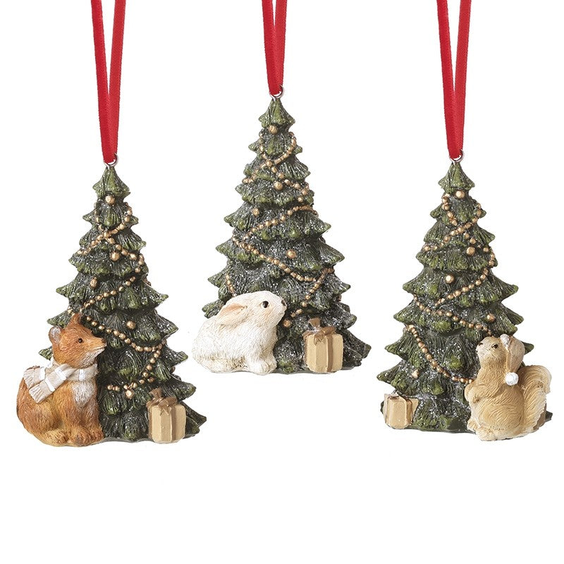 Christmas tree with animals