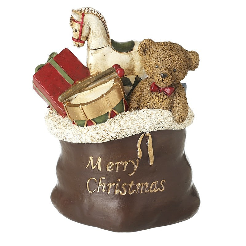 Merry Christmas sack with gifts
