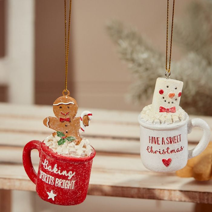 Festive mug hanging decoration (2 Styles)