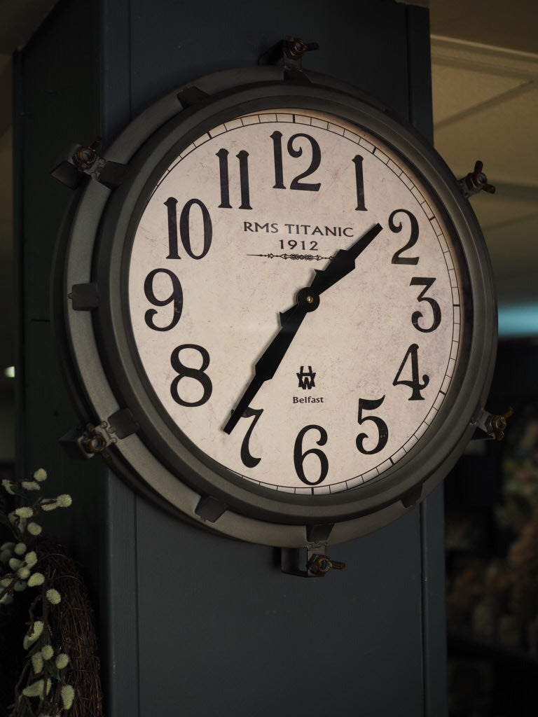 Titanic Belfast wall clock 47cm