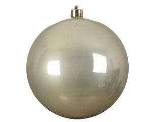 Large pearl shatterproof bauble (14cm)