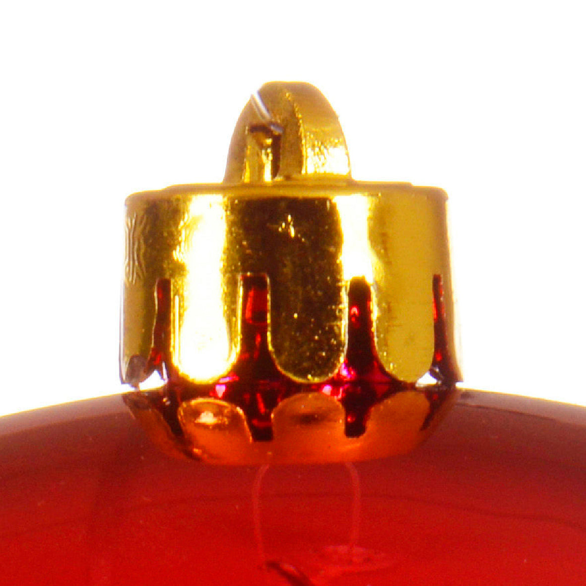 Christmas red oversized shatterproof bauble 20cm