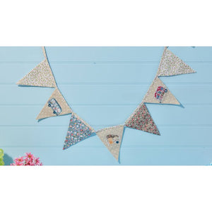 Caravan and camper van ditsy appliquéd bunting