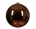 Espresso oversized shatterproof bauble 20cm
