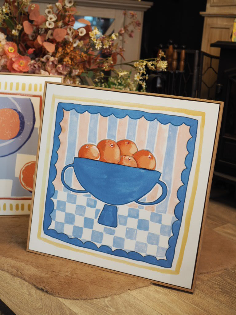 Fresh Oranges canvas wall art