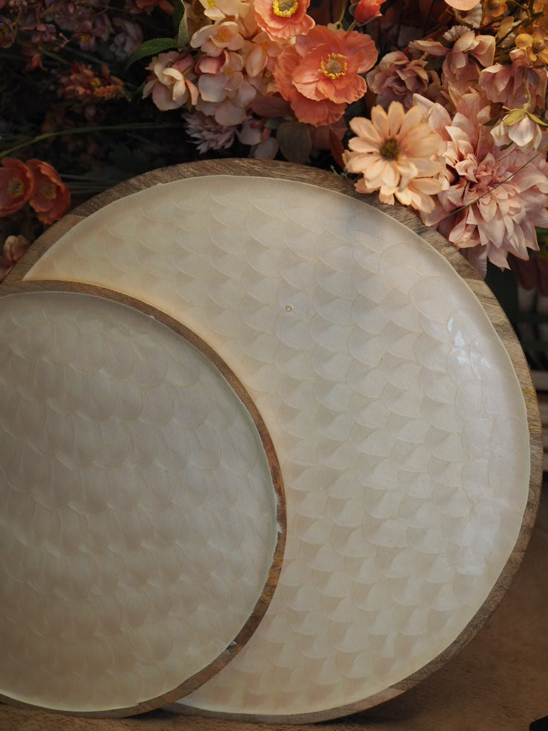 Decorative mangowood platen (Large)