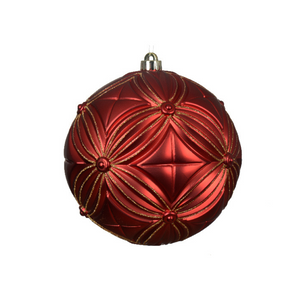 Large oxblood shatterproof decorative hanging decs (3 Styles)