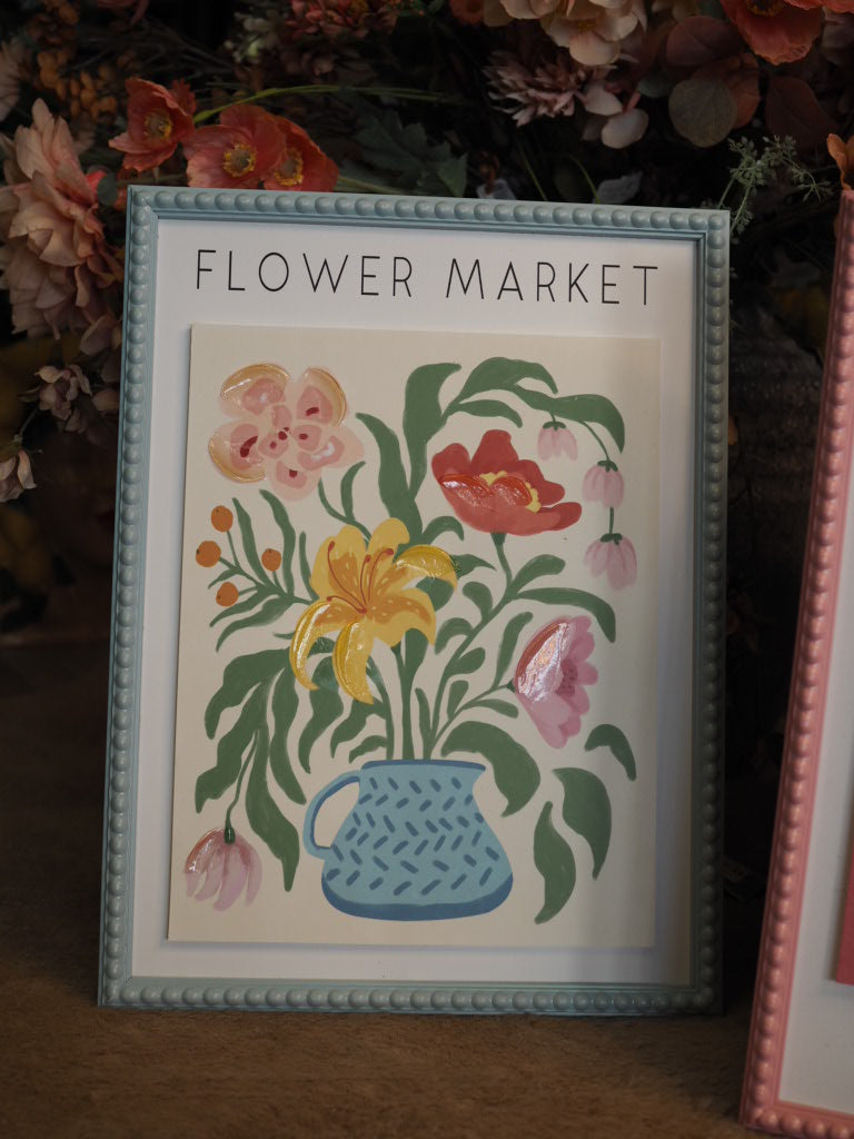 Framed market print
