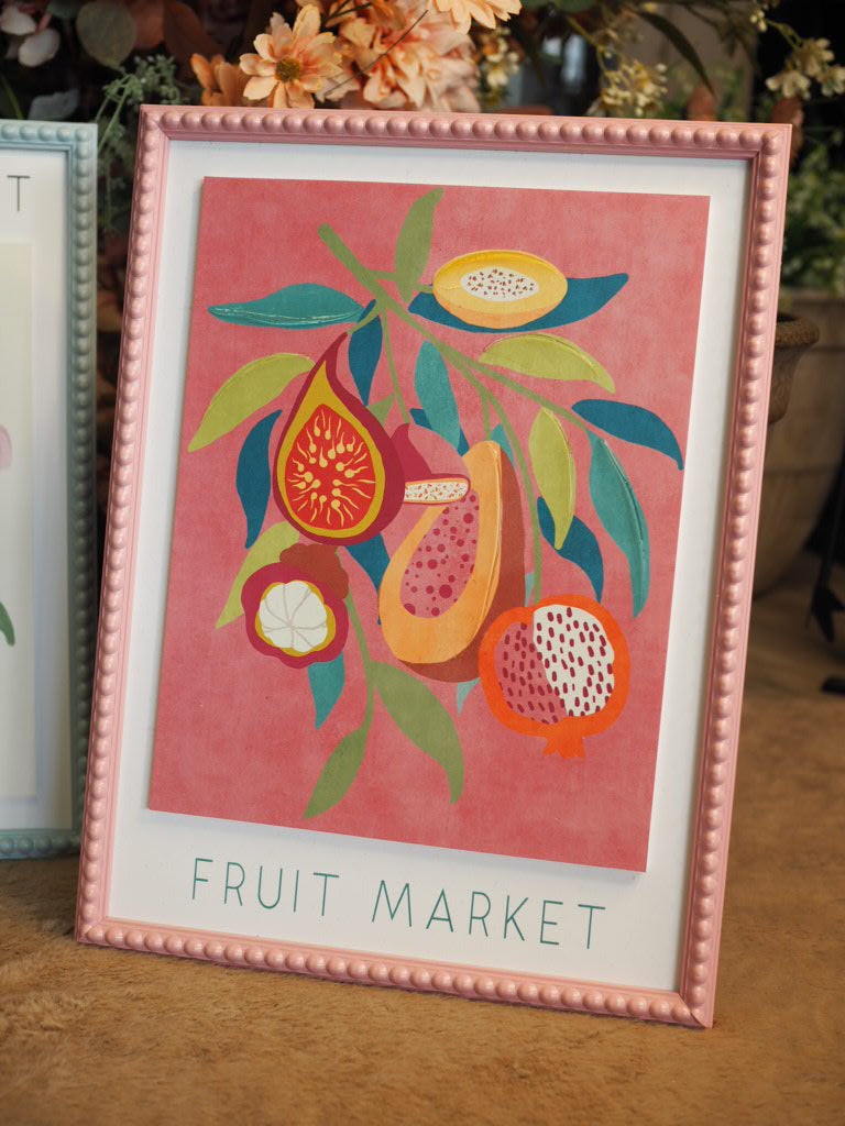 Framed market print