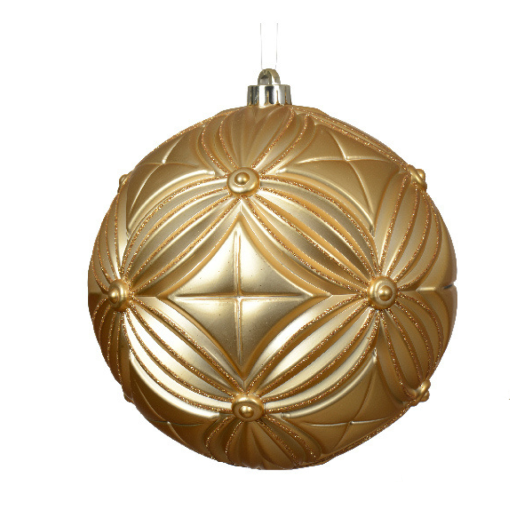 Large light gold shatterproof decorative hanging decs (3 Styles)