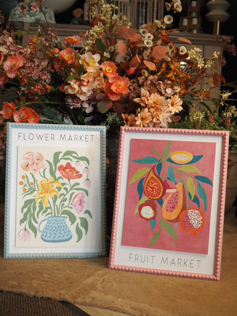 Framed market print