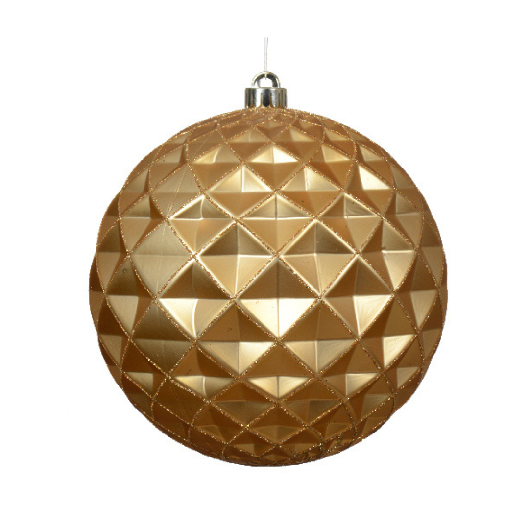 Large light gold shatterproof decorative hanging decs (3 Styles)