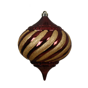 Large oxblood shatterproof decorative hanging decs (3 Styles)