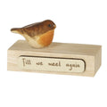 ‘Till we meet again’ wooden block