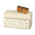 ‘Robins sing on Christmas night’ wooden block